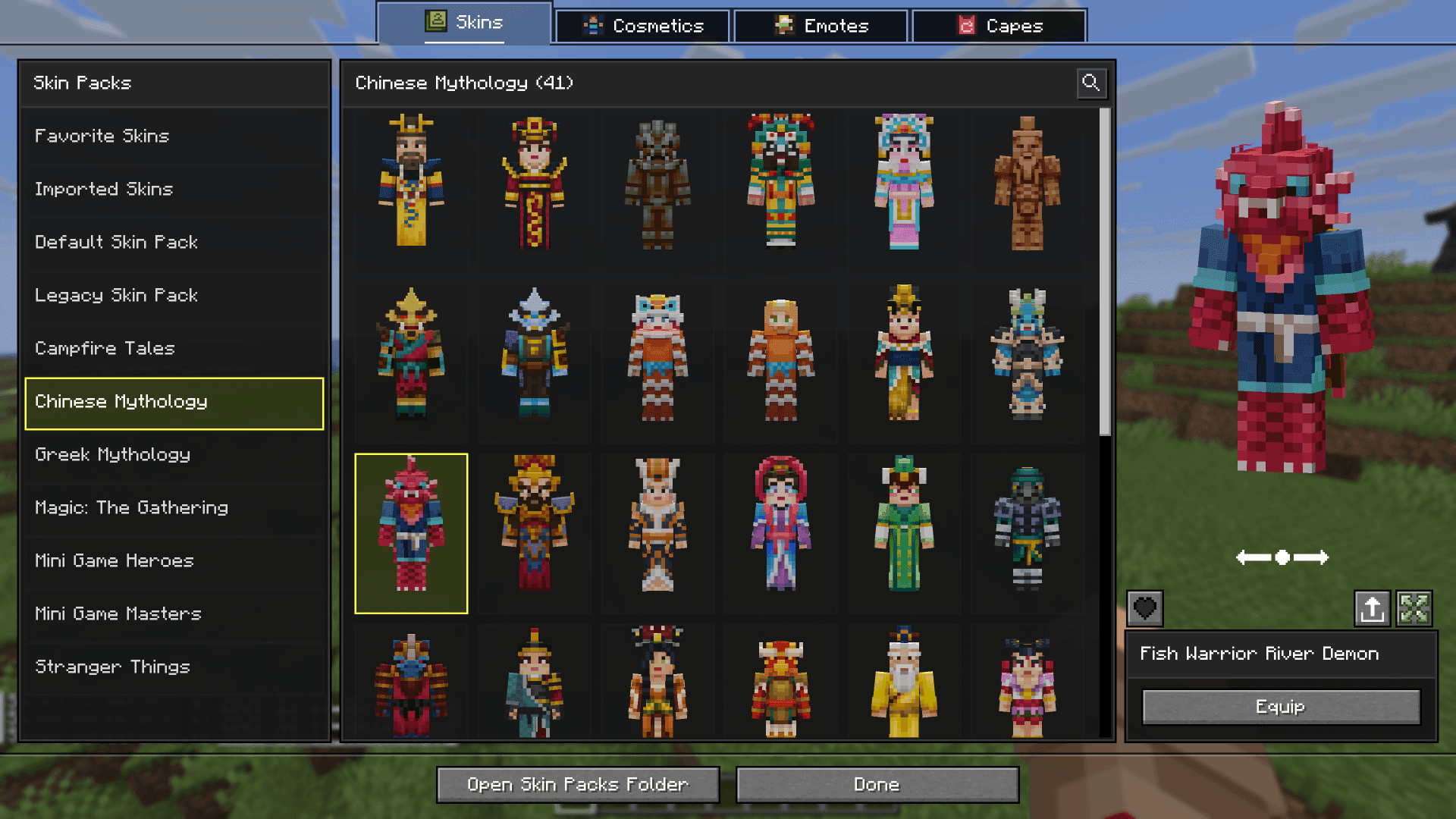 Bedrock Skins screenshot