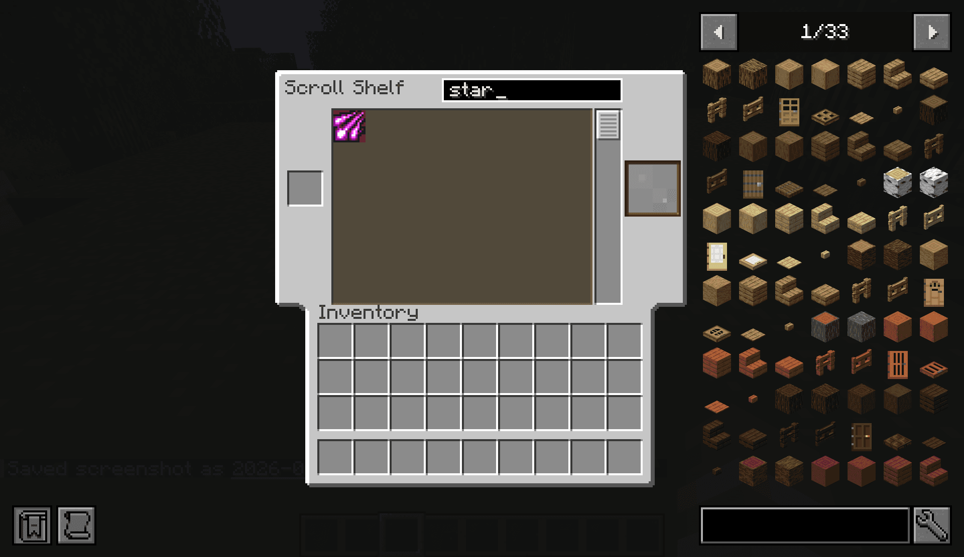 ScrollShelf - Iron's Spells 'n Spellbooks Addon screenshot