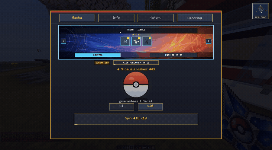 CobbleGacha Expanded (Cobblemon Gacha System) screenshot