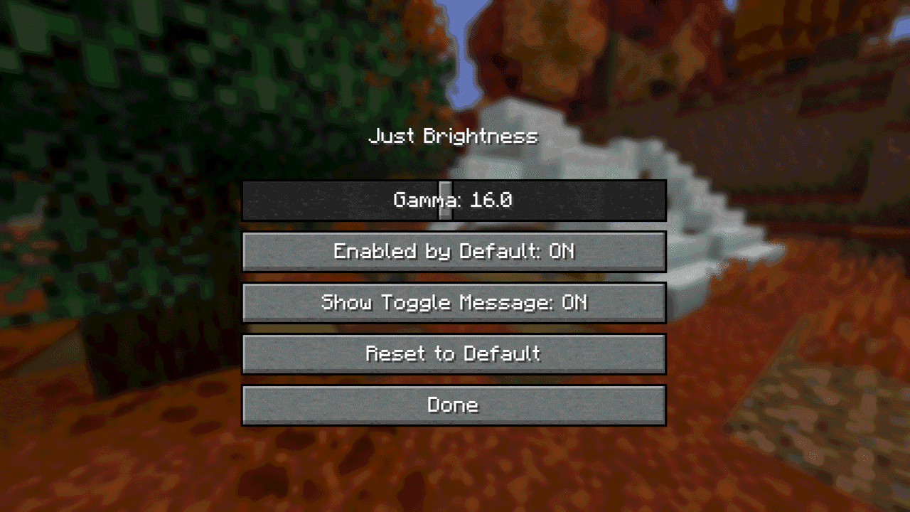 Just Brightness screenshot