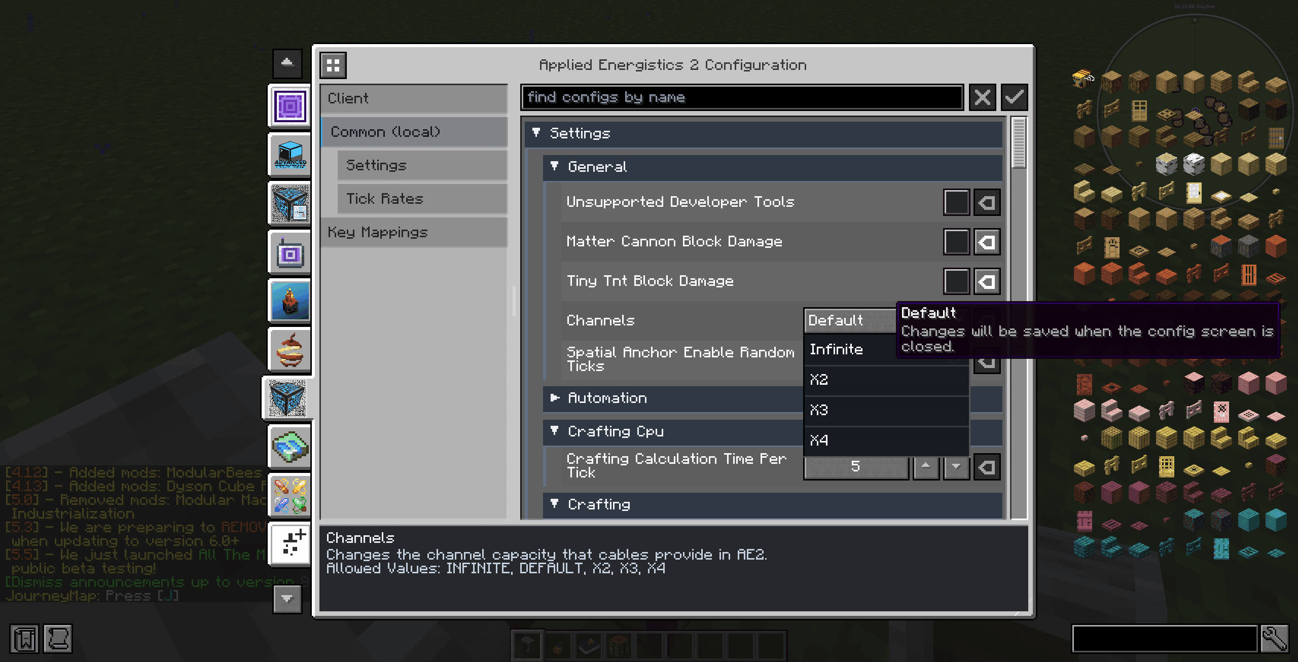 MezzConfigGUI screenshot