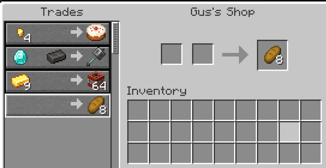 VillagerShop screenshot