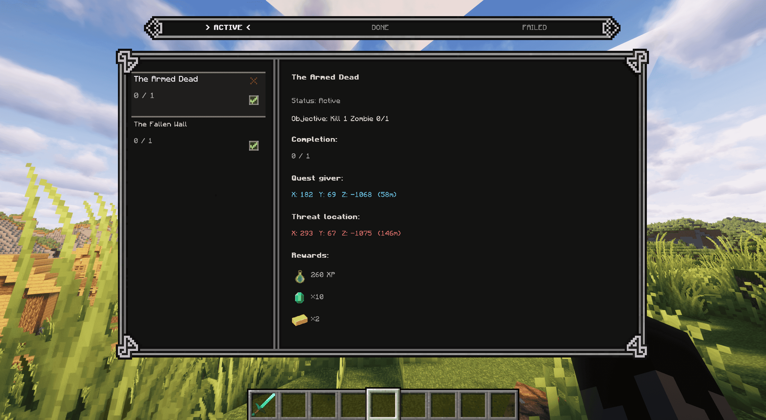 Mebahel's RPG - Villager Quests and Companions screenshot