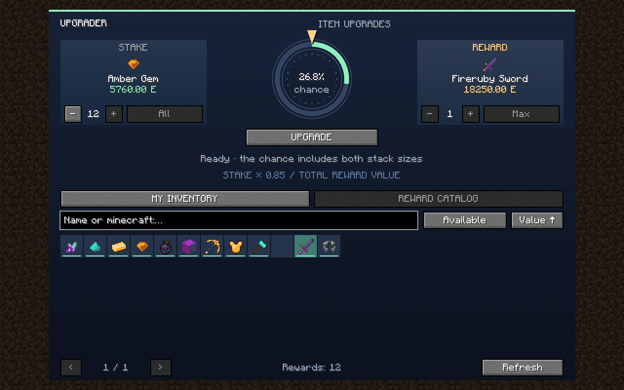 Modded Item Upgrader screenshot