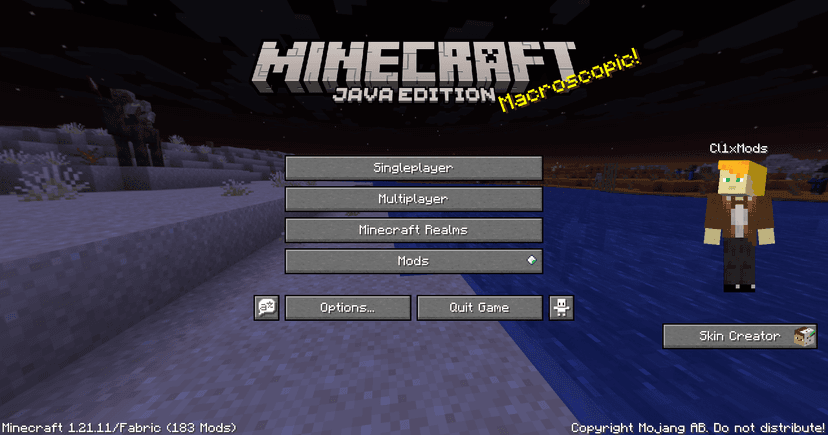 Skin Creator: Minecraft mod for 26.3