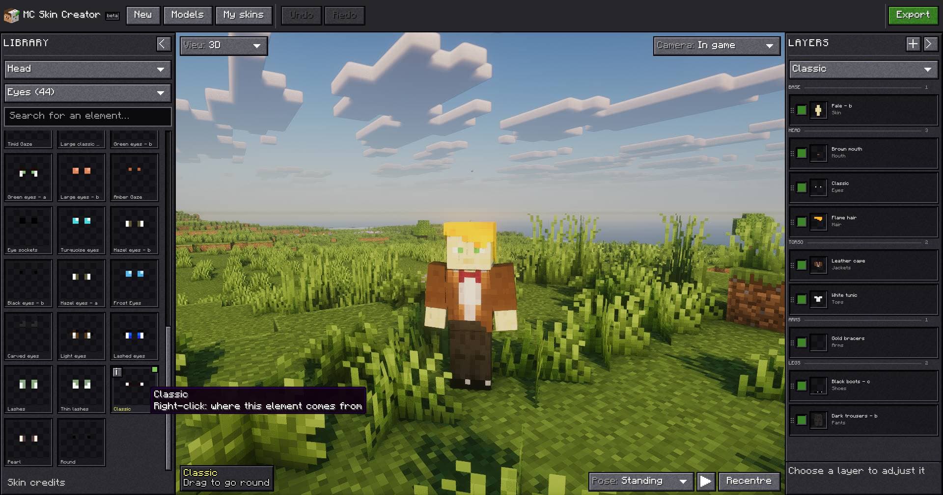 Skin Creator screenshot