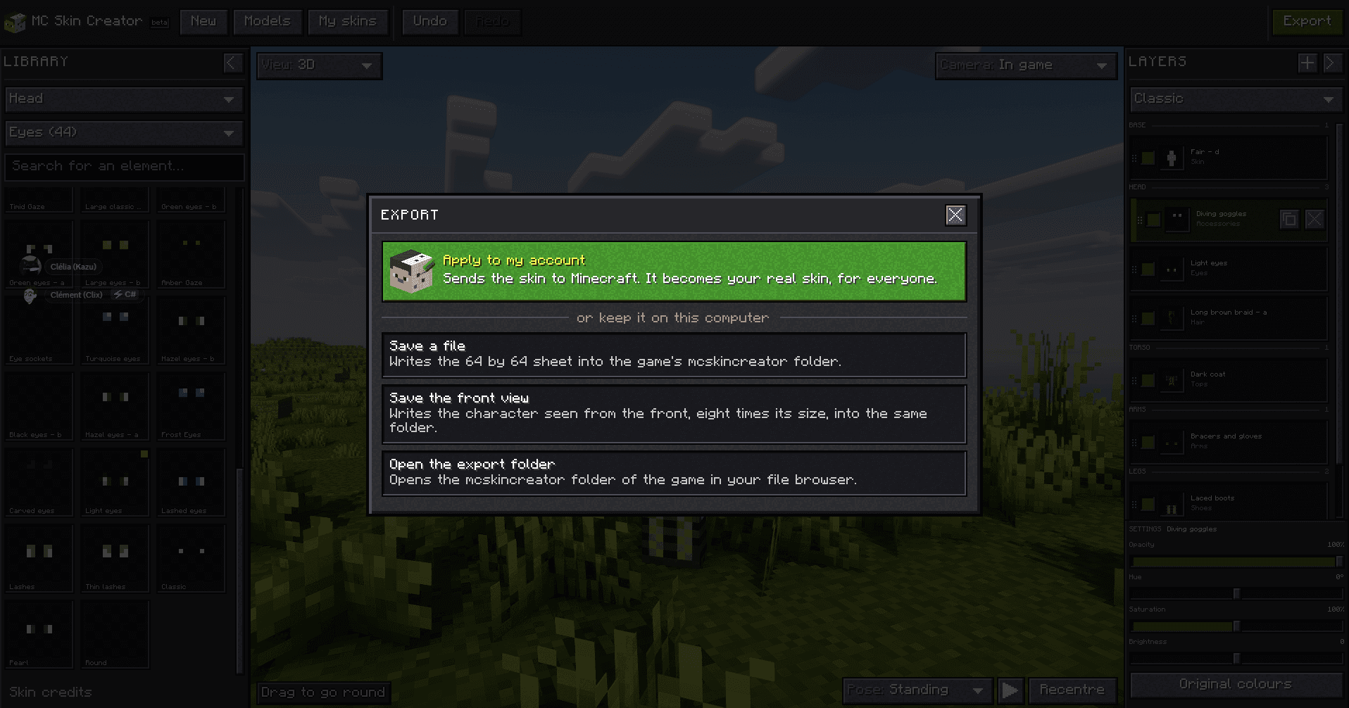 Skin Creator screenshot