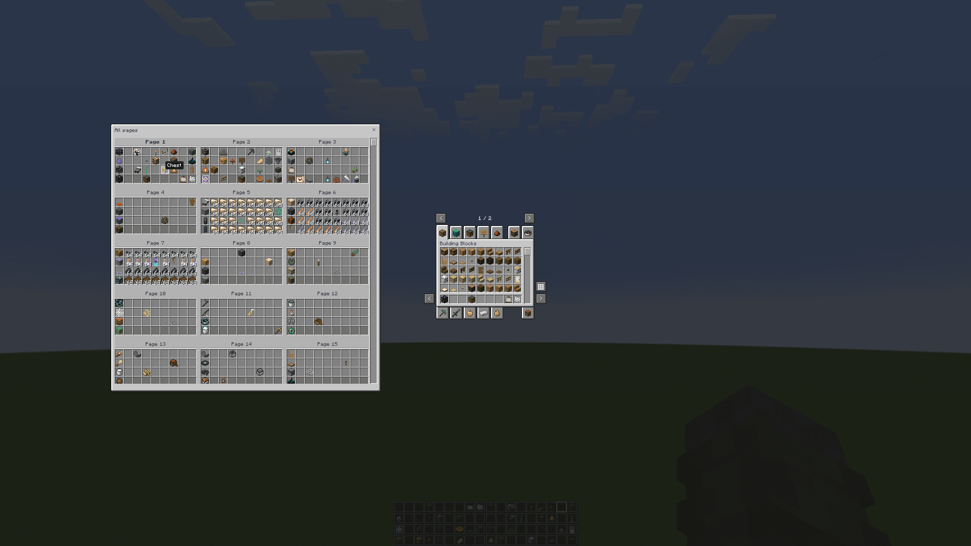 QuadHotbar (MultiHotbar) screenshot