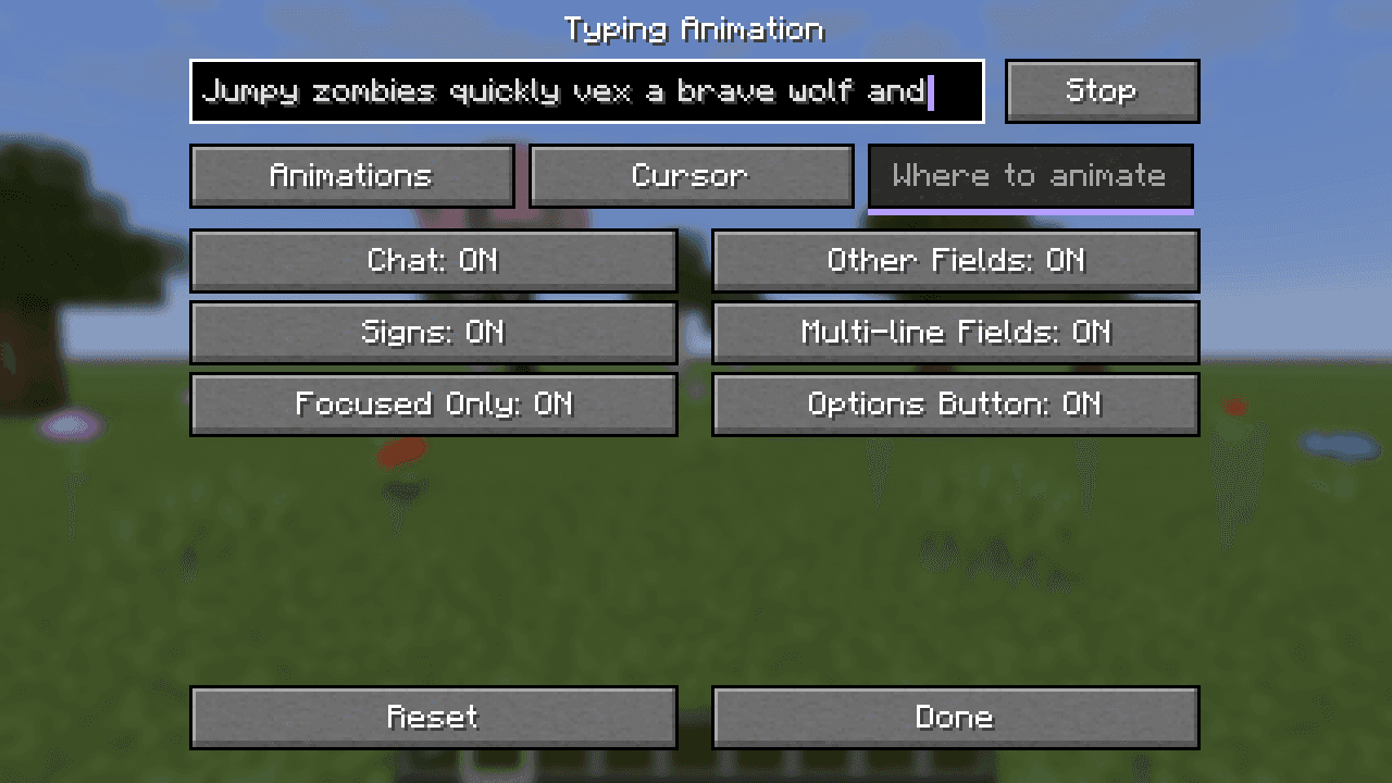 Typing Animation screenshot
