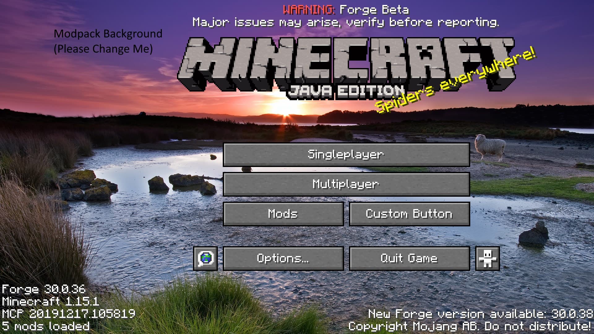PackMenu screenshot