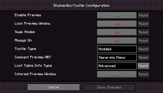 Shulker Box Tooltip [Fabric/Forge/NeoForge] screenshot