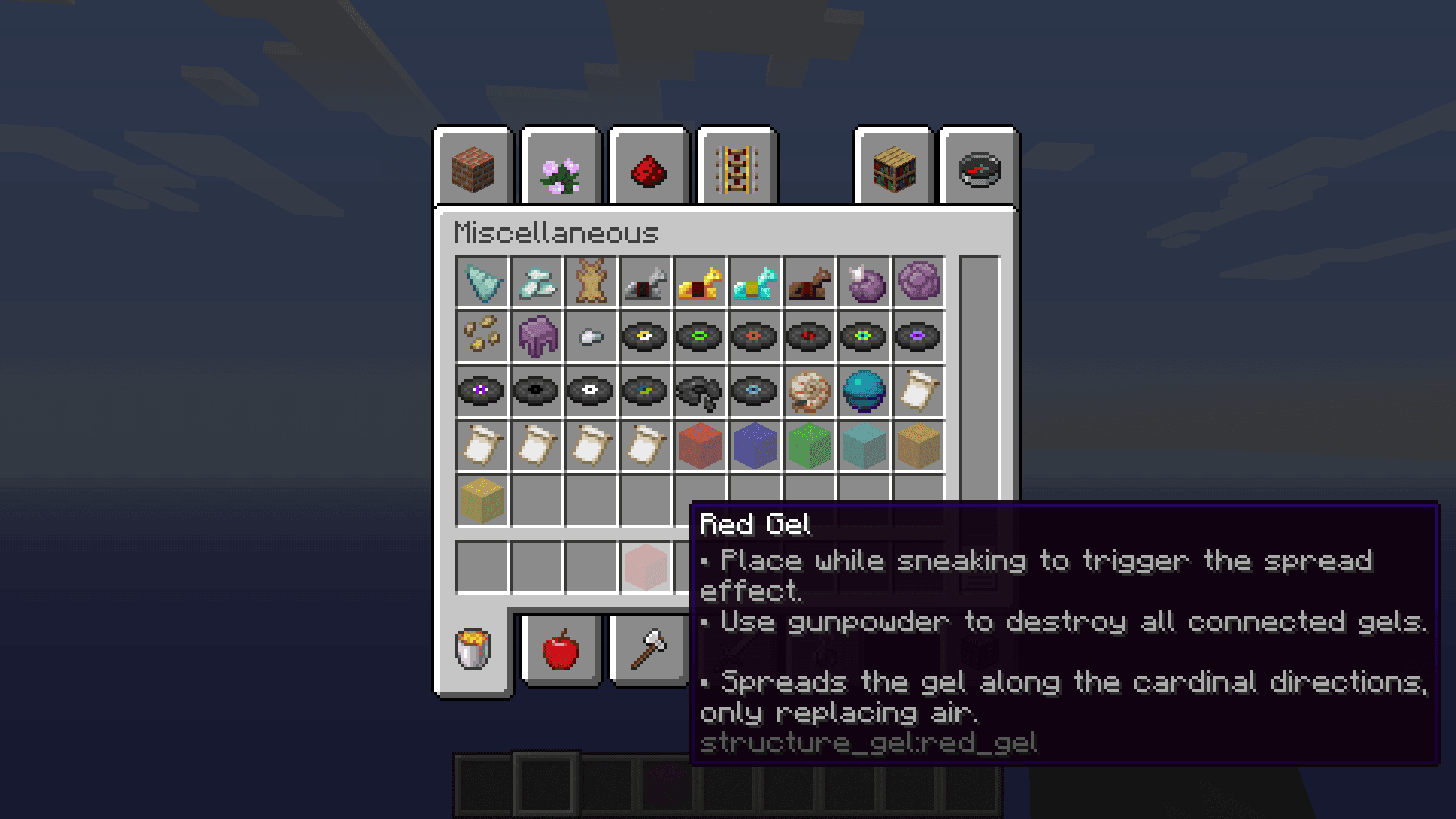 Structure Gel API screenshot