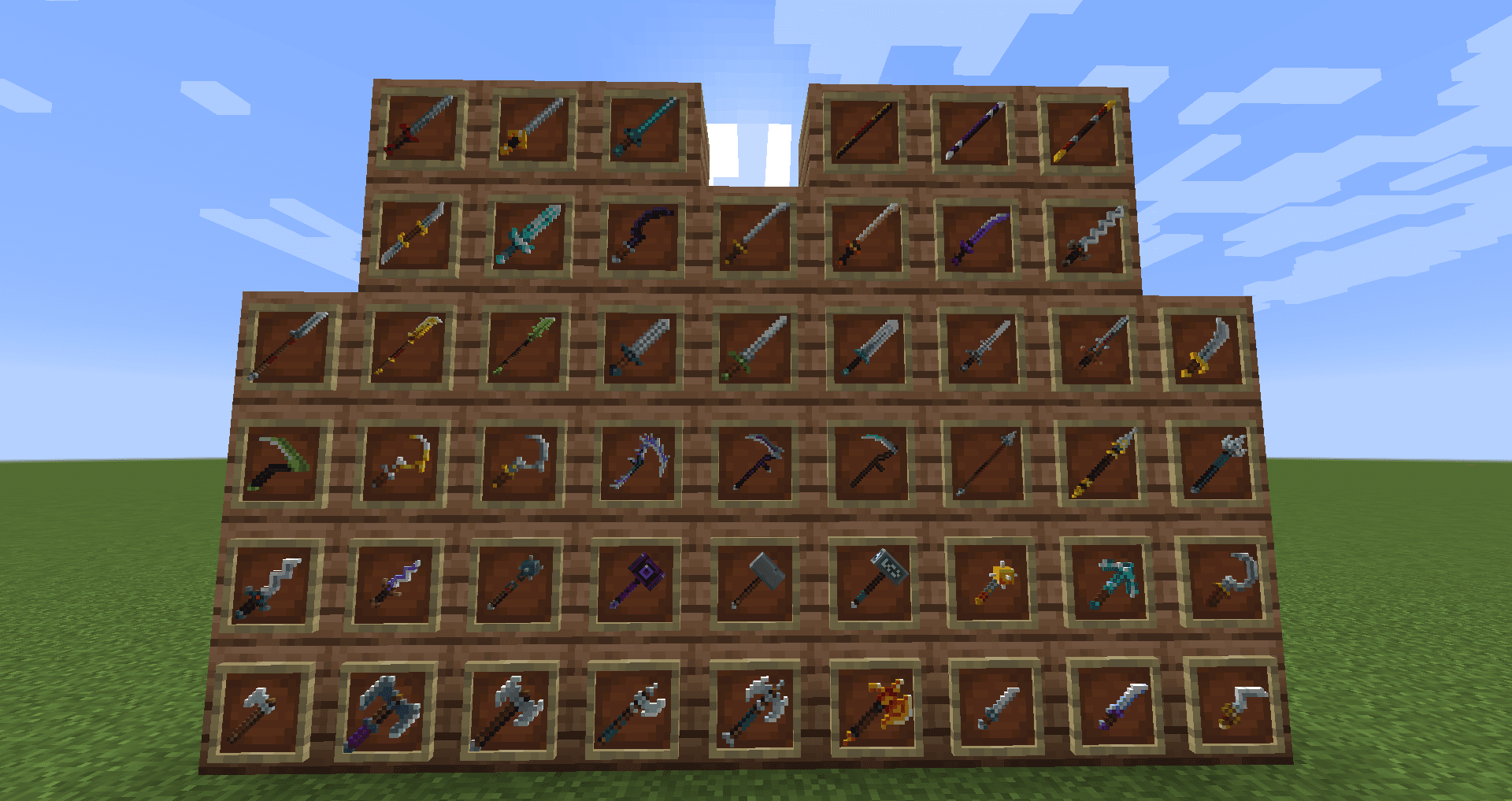 MC Dungeons Weapons screenshot