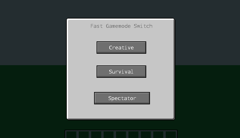 Fast Gamemode Switch Mod screenshot