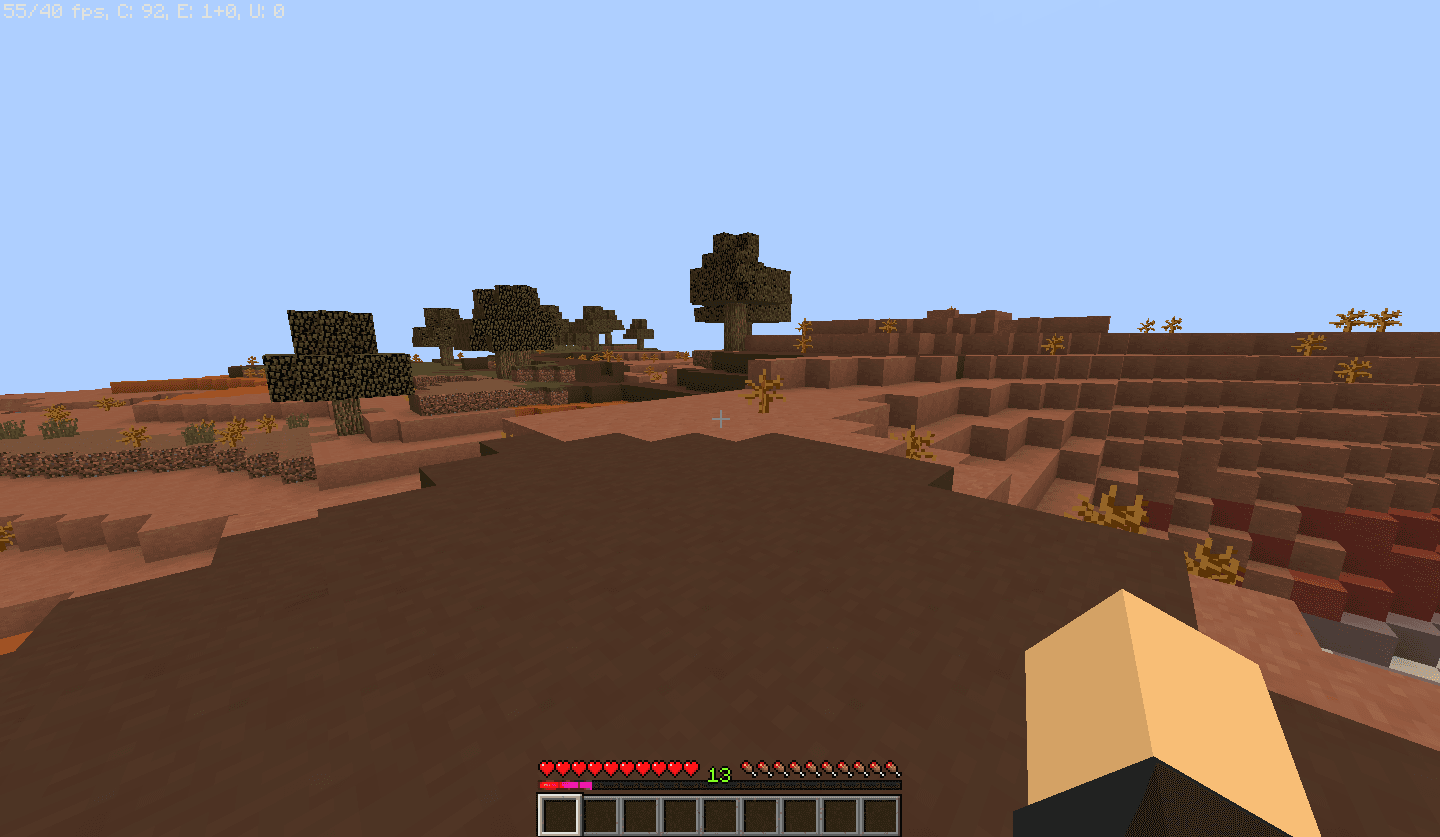Rainbow XP bar and ping screenshot