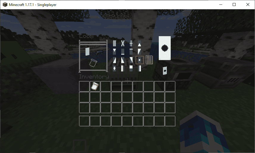 Transparent GUI and HUD screenshot