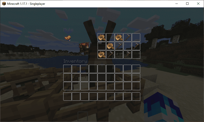 Transparent GUI and HUD screenshot