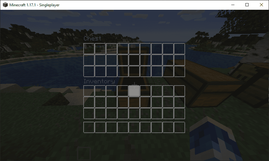Transparent GUI and HUD screenshot
