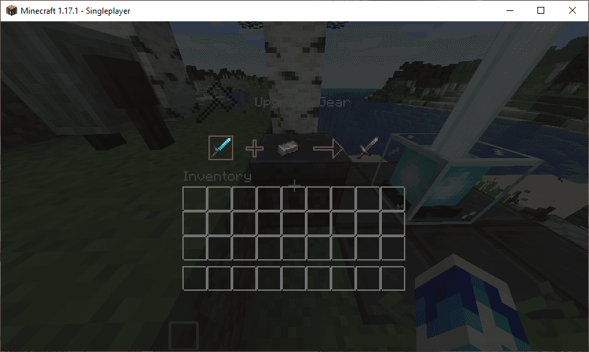 Transparent GUI and HUD screenshot