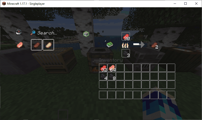 Transparent GUI and HUD screenshot