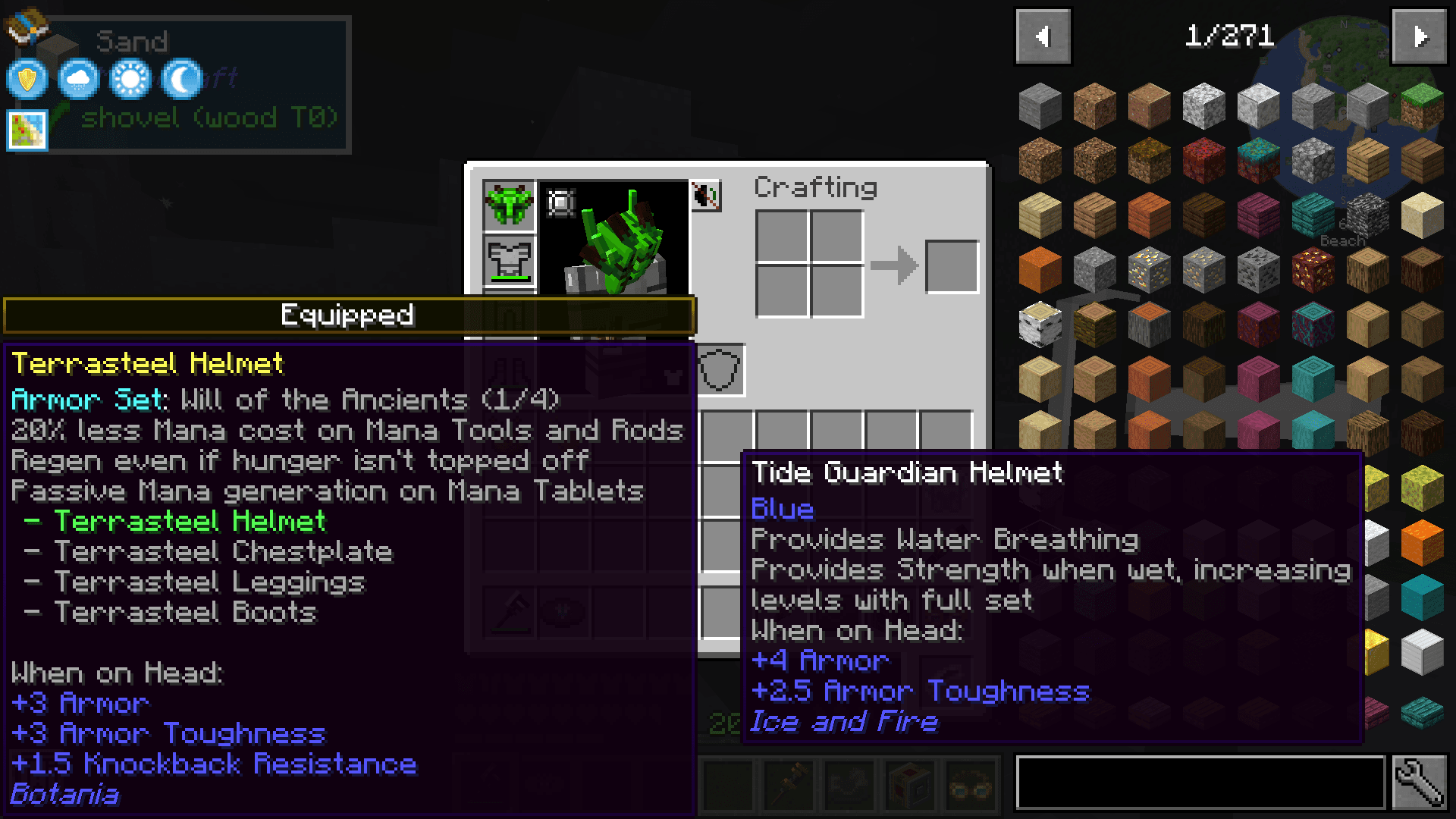 Equipment Compare [Fabric] screenshot