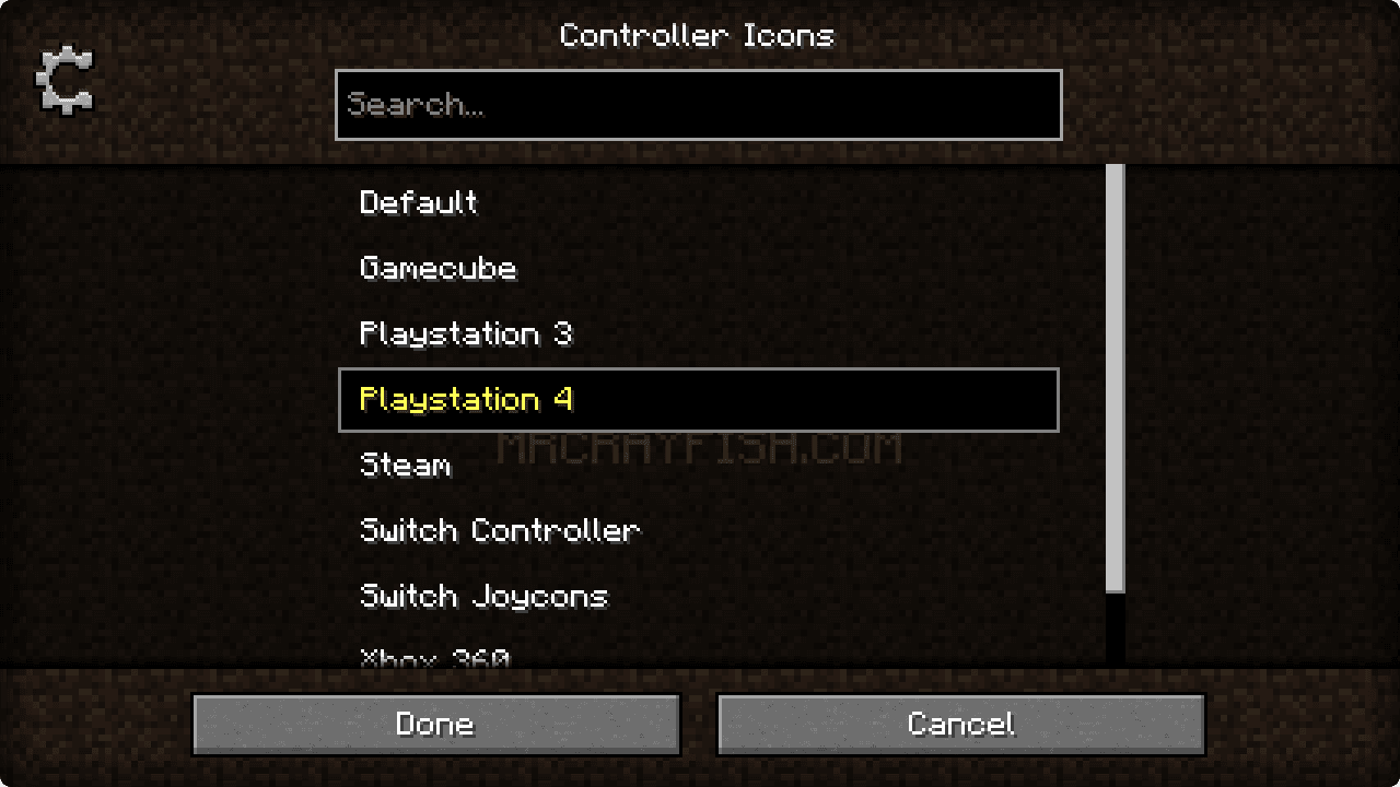 Configured screenshot