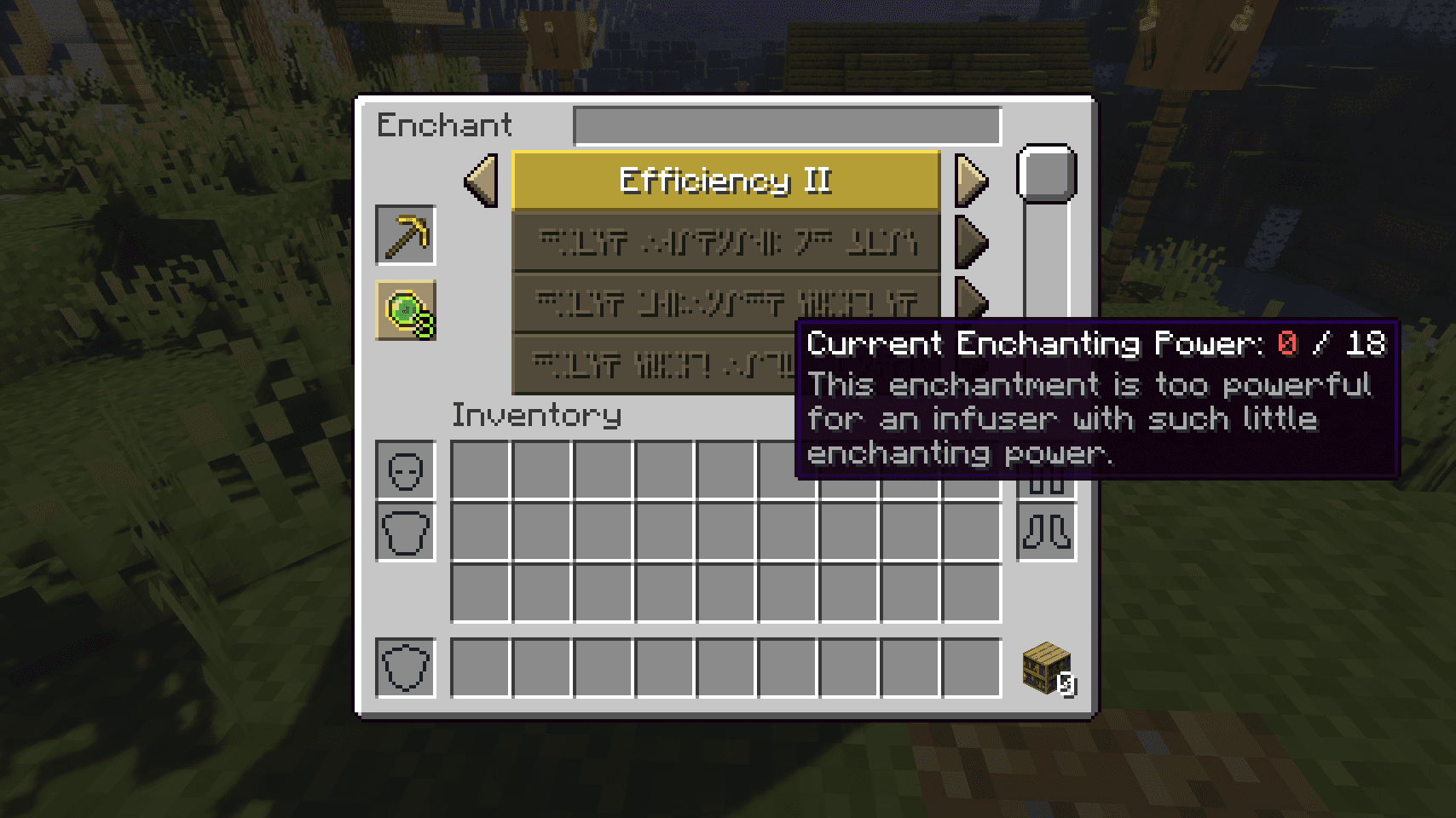 Enchanting Infuser screenshot