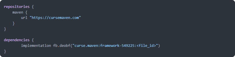 Framework screenshot
