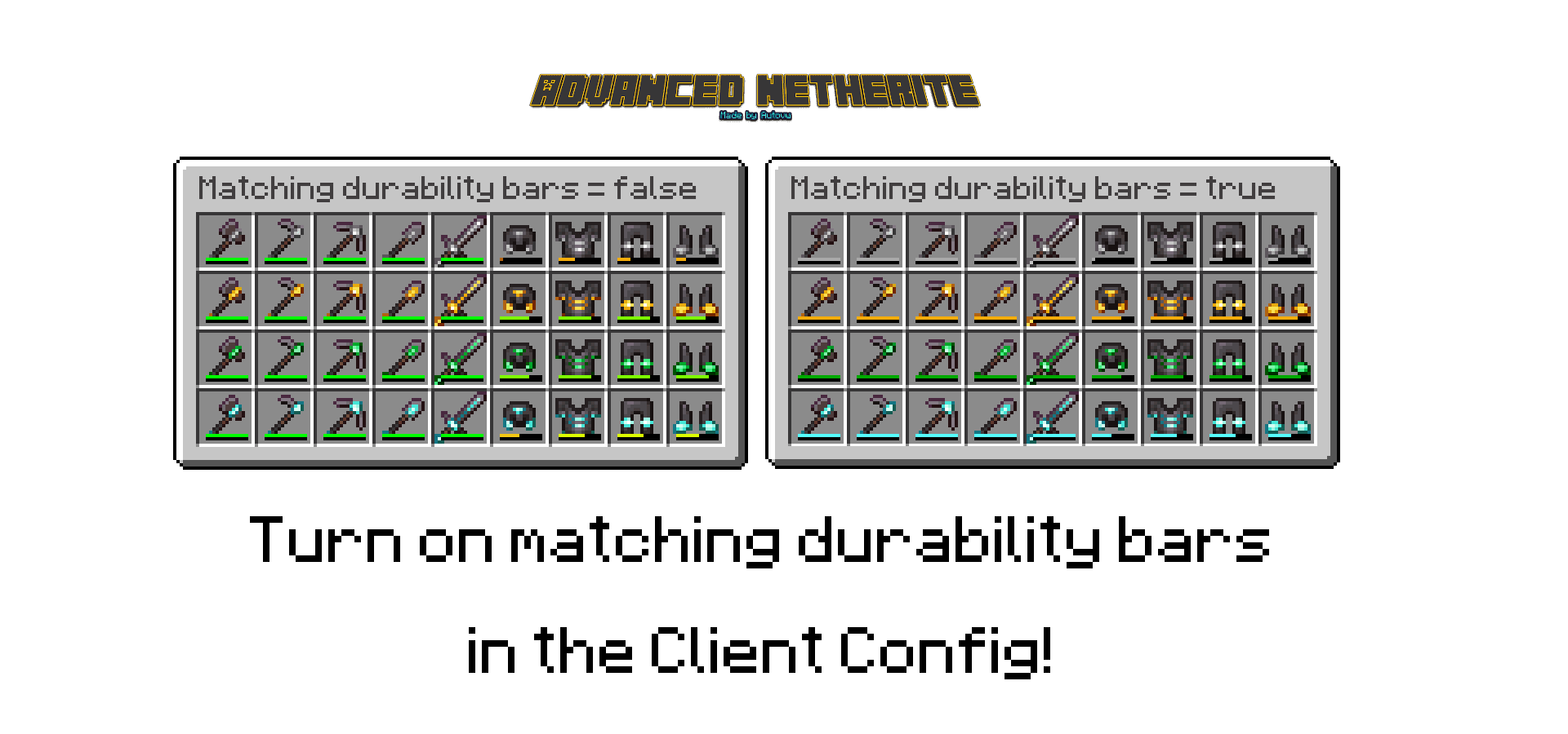Advanced Netherite (Forge / NeoForge) screenshot