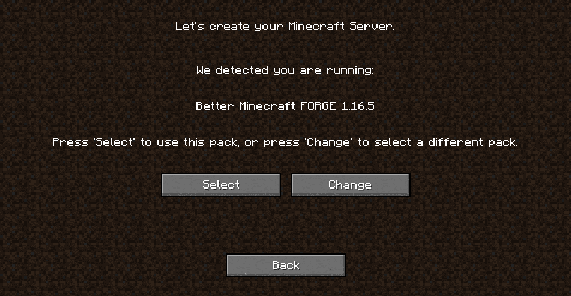 BisectHosting Server Integration Menu [FABRIC] screenshot