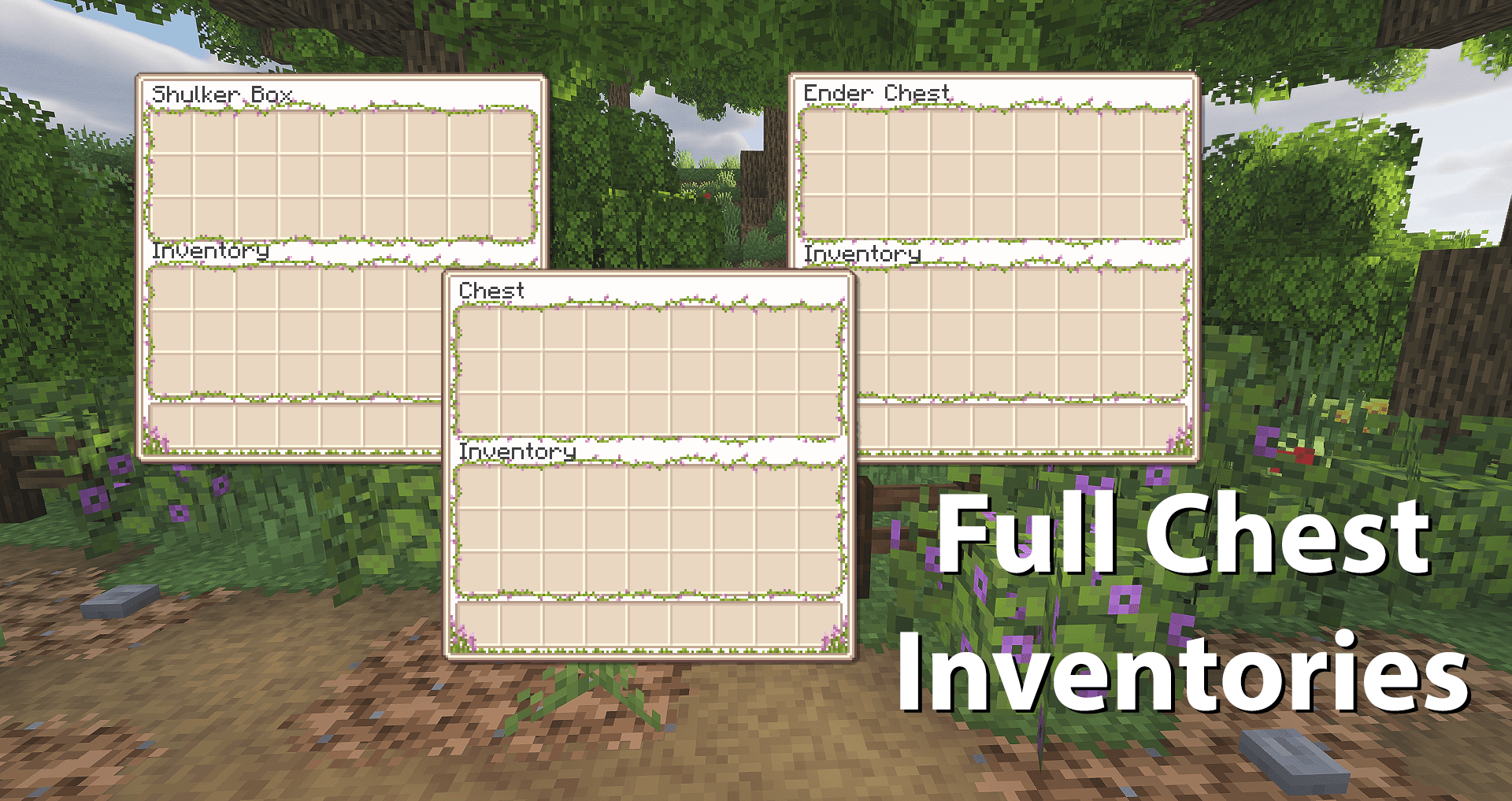 Overgrown Flowery GUI screenshot