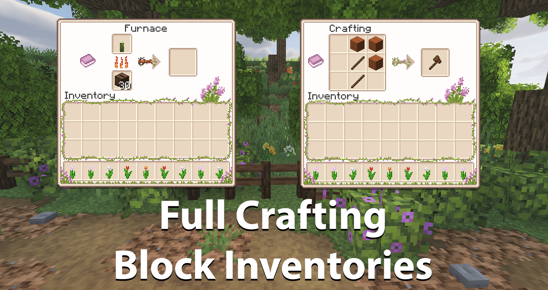 Overgrown Flowery GUI screenshot