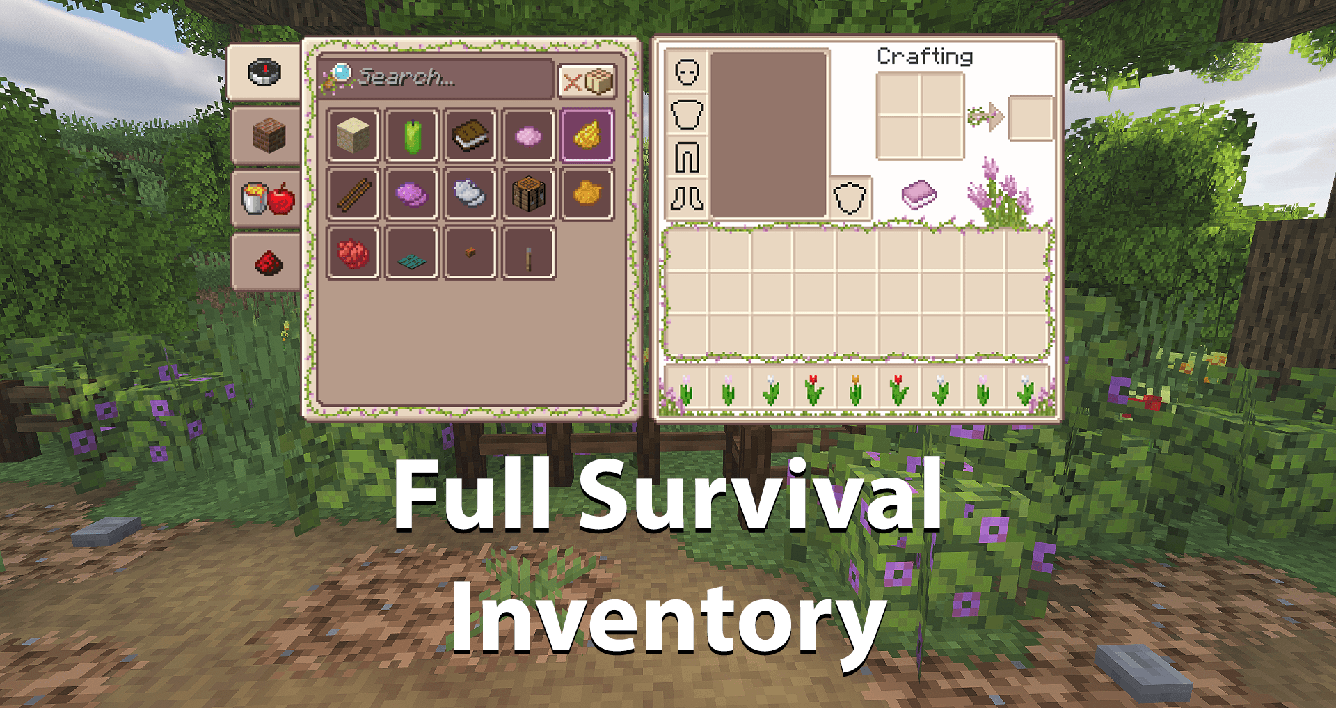 Overgrown Flowery GUI screenshot