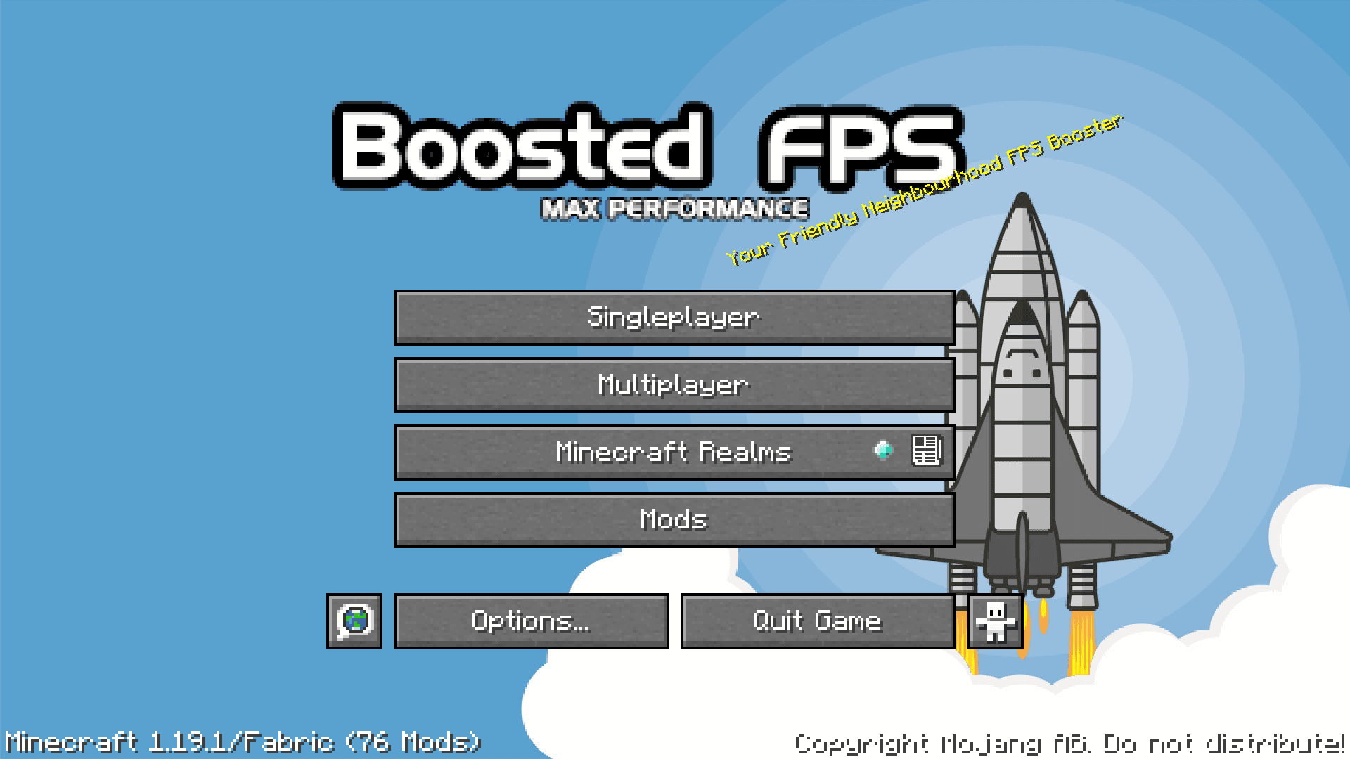 Boosted FPS (Performance Optimized) (FB) screenshot