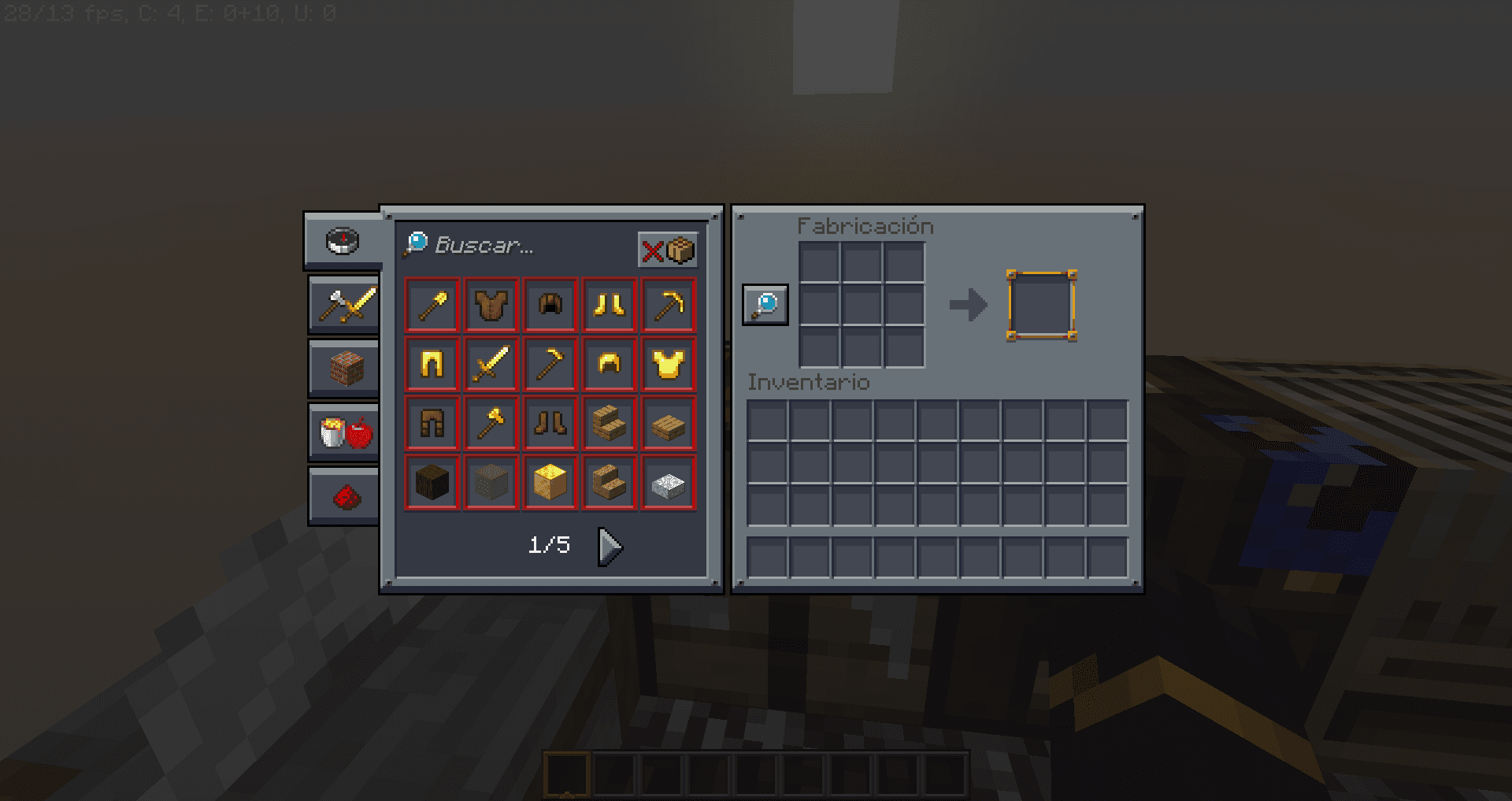 Mandala's GUI - Dark mode screenshot