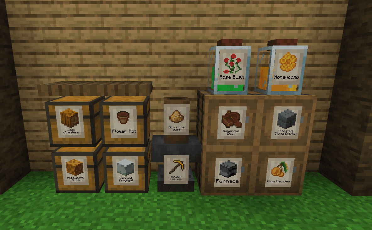Storage Labels screenshot