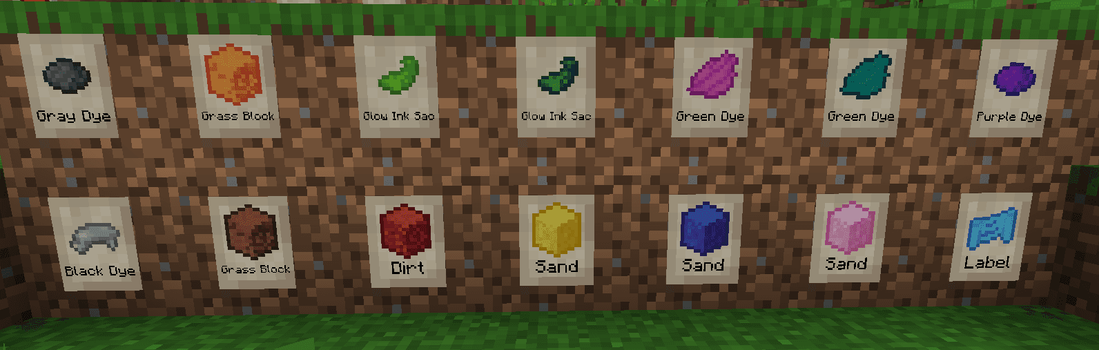 Storage Labels screenshot