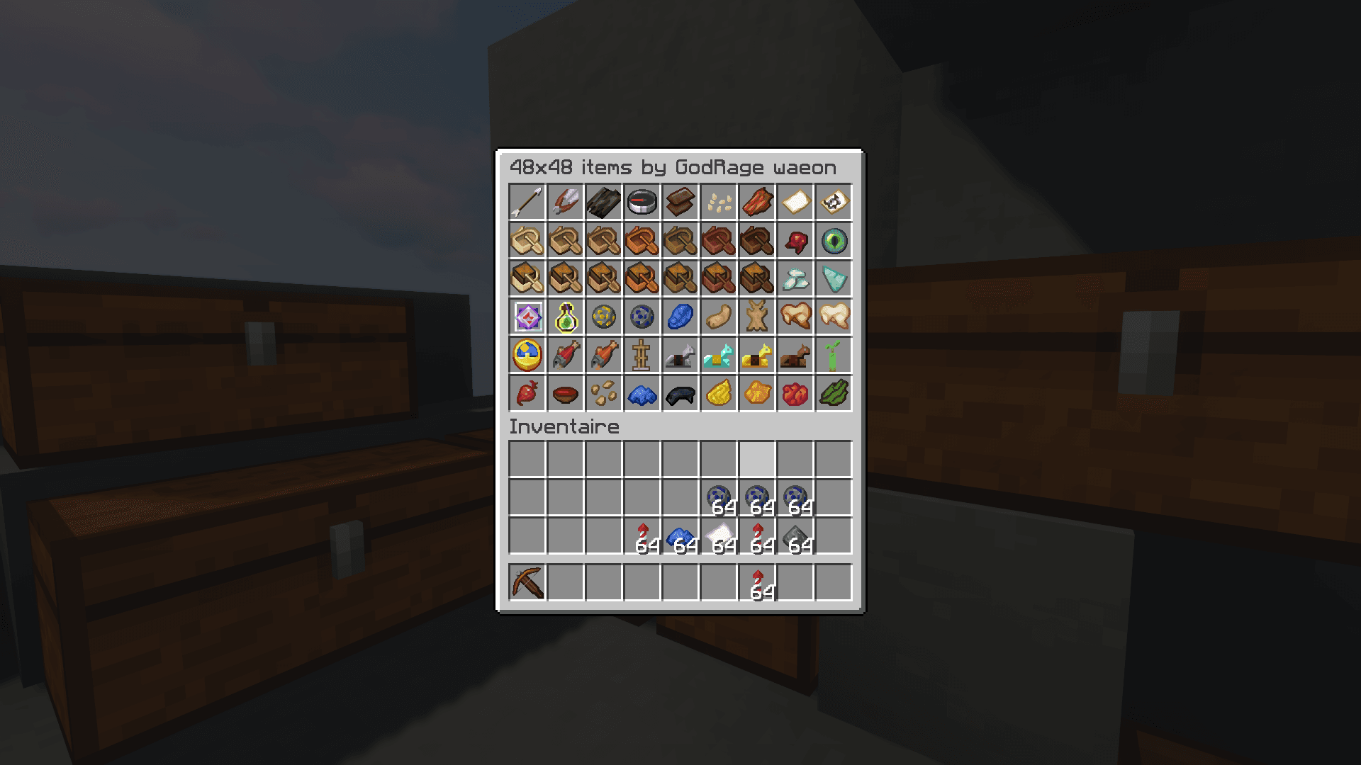 The 48x48 items Fonts (GUI Scale 3x) screenshot