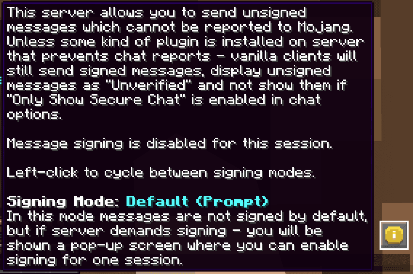 No Chat Reports screenshot