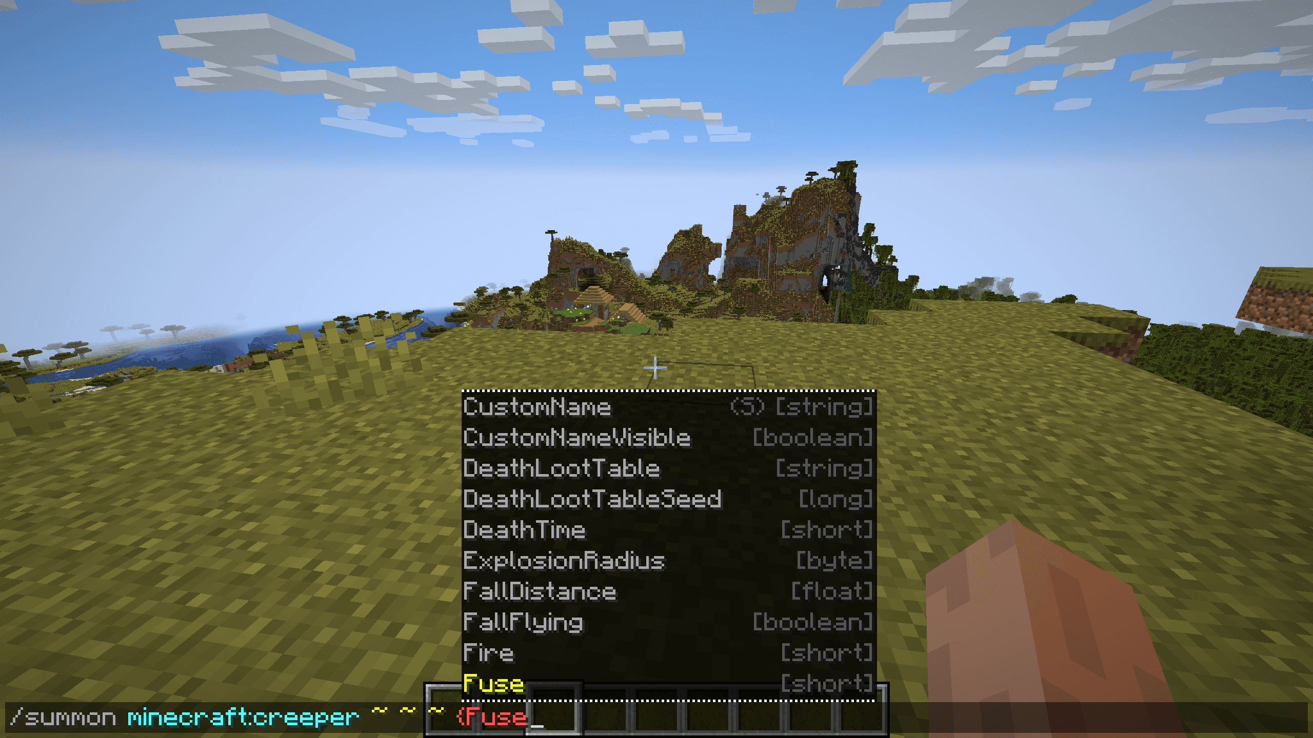 NBT Autocomplete screenshot