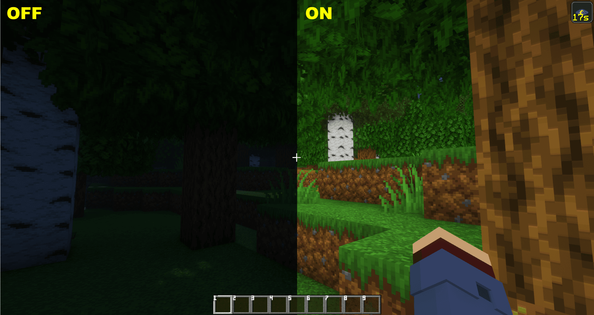 Cat Eyes - Night Vision Toggle Mod (Fabric) screenshot