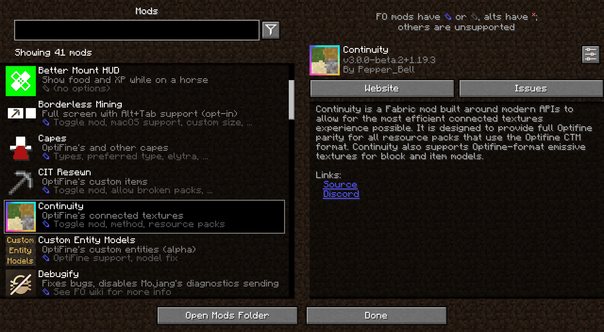 Fabulously Optimized screenshot