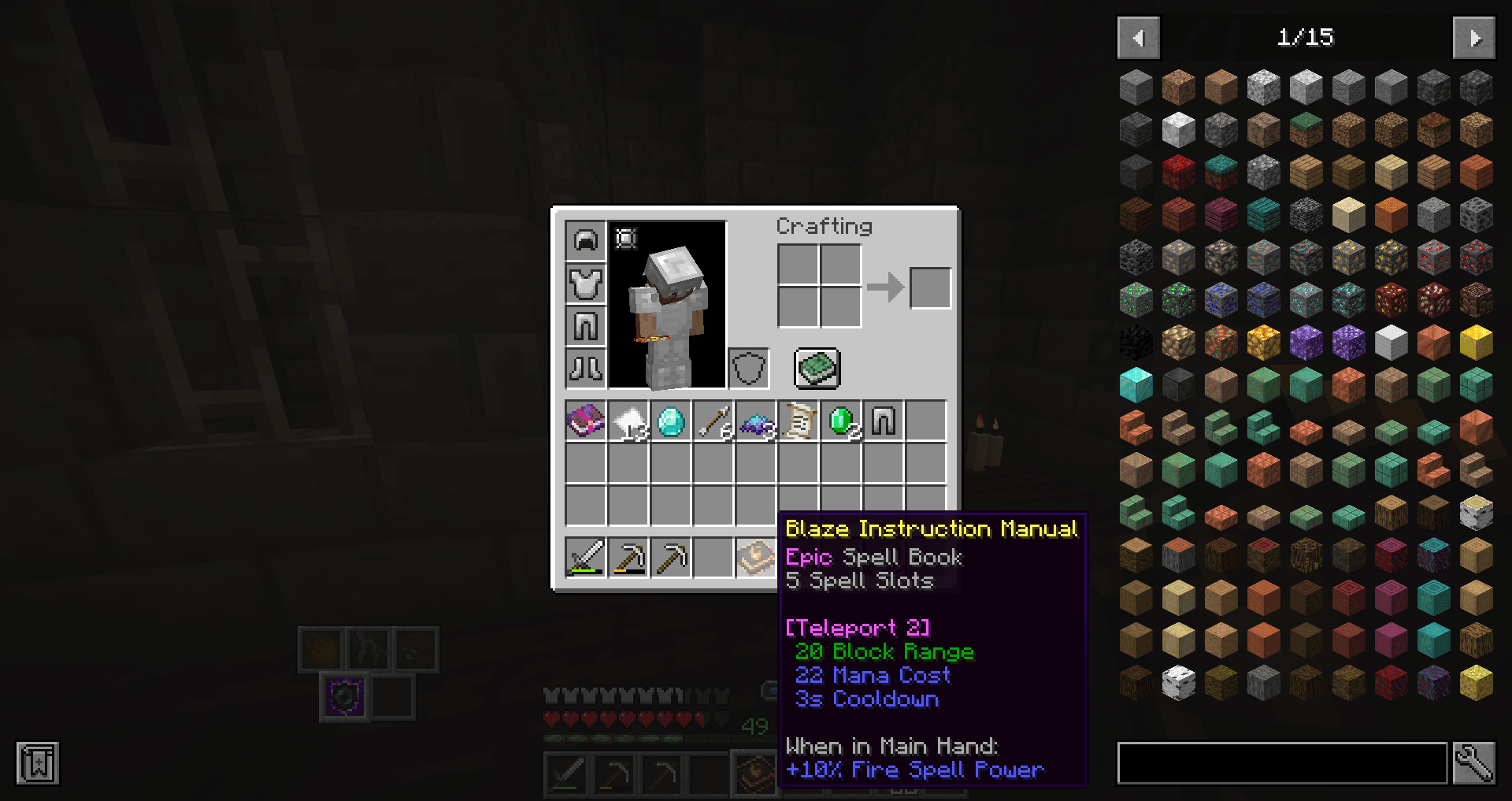 Iron's Spells 'n Spellbooks screenshot