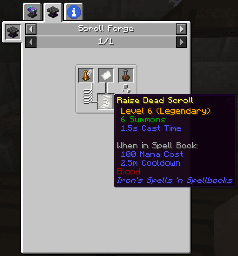 Iron's Spells 'n Spellbooks screenshot