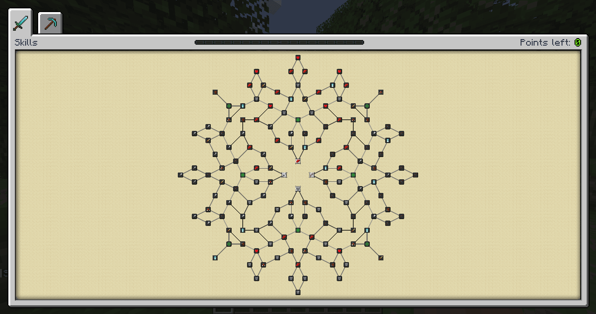Pufferfish's Skills [Fabric & Forge & NeoForge] screenshot