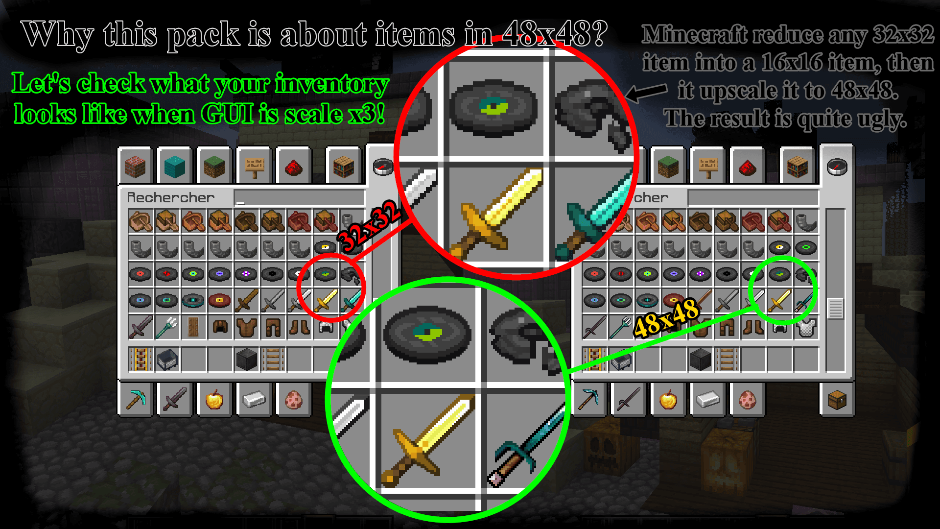 The 48x48 items Fonts (GUI Scale 3x) screenshot