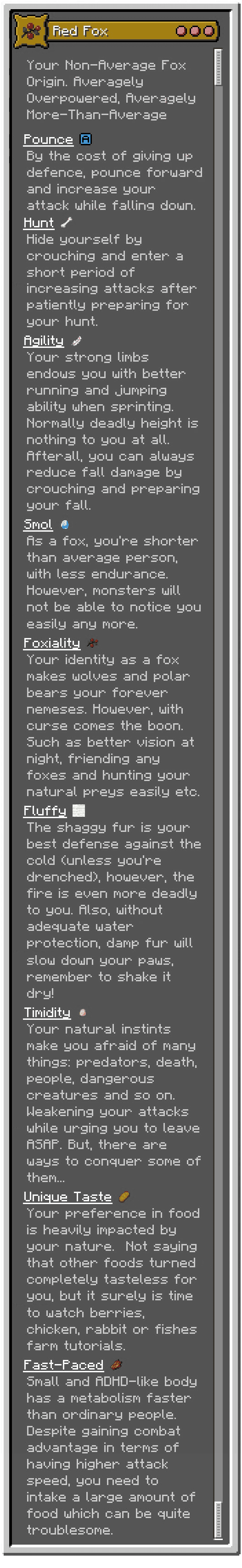 ThDilos Fox Origin screenshot