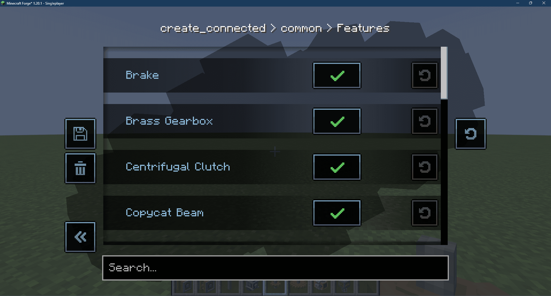 Create: Connected screenshot