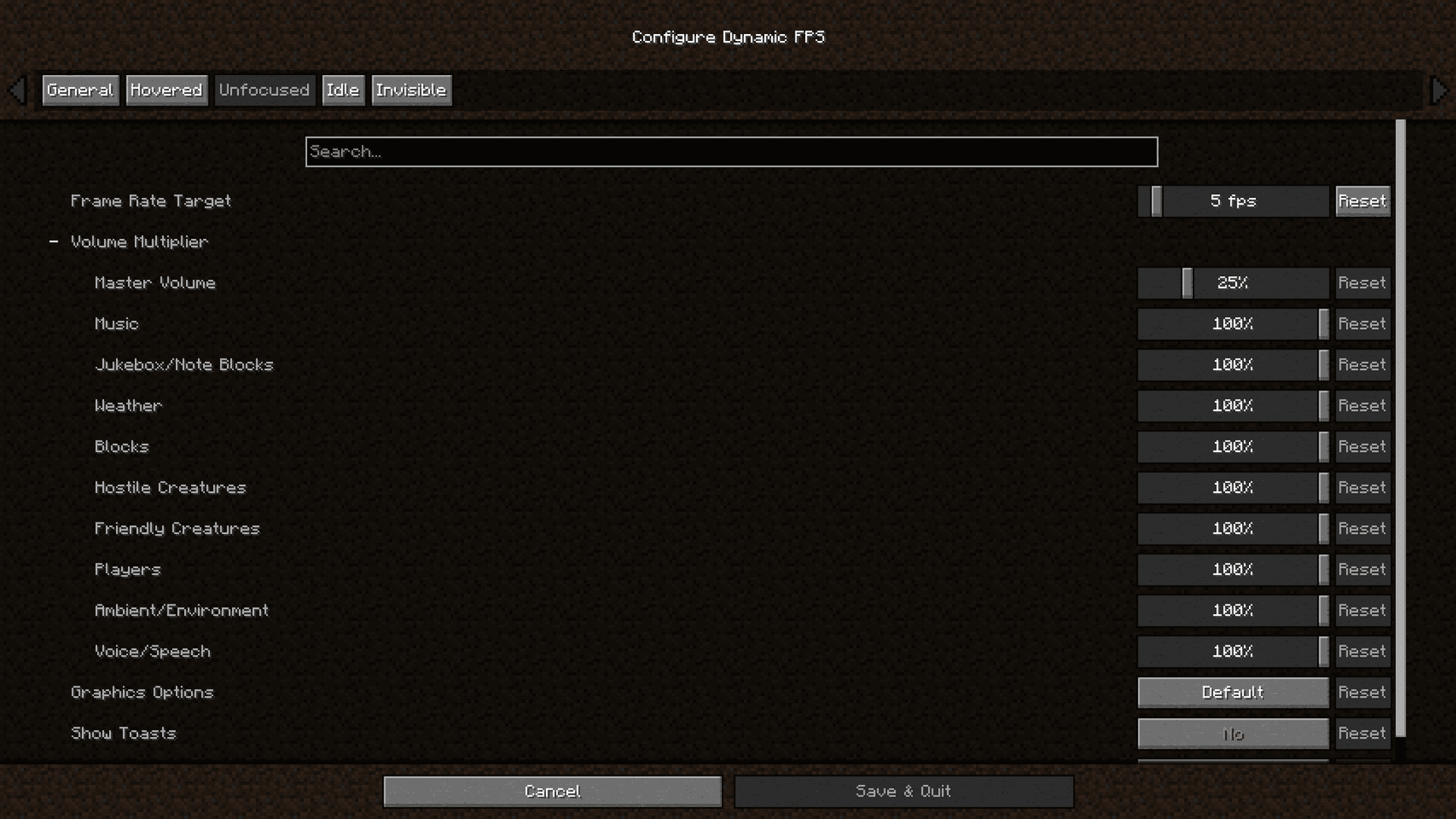 Dynamic FPS screenshot