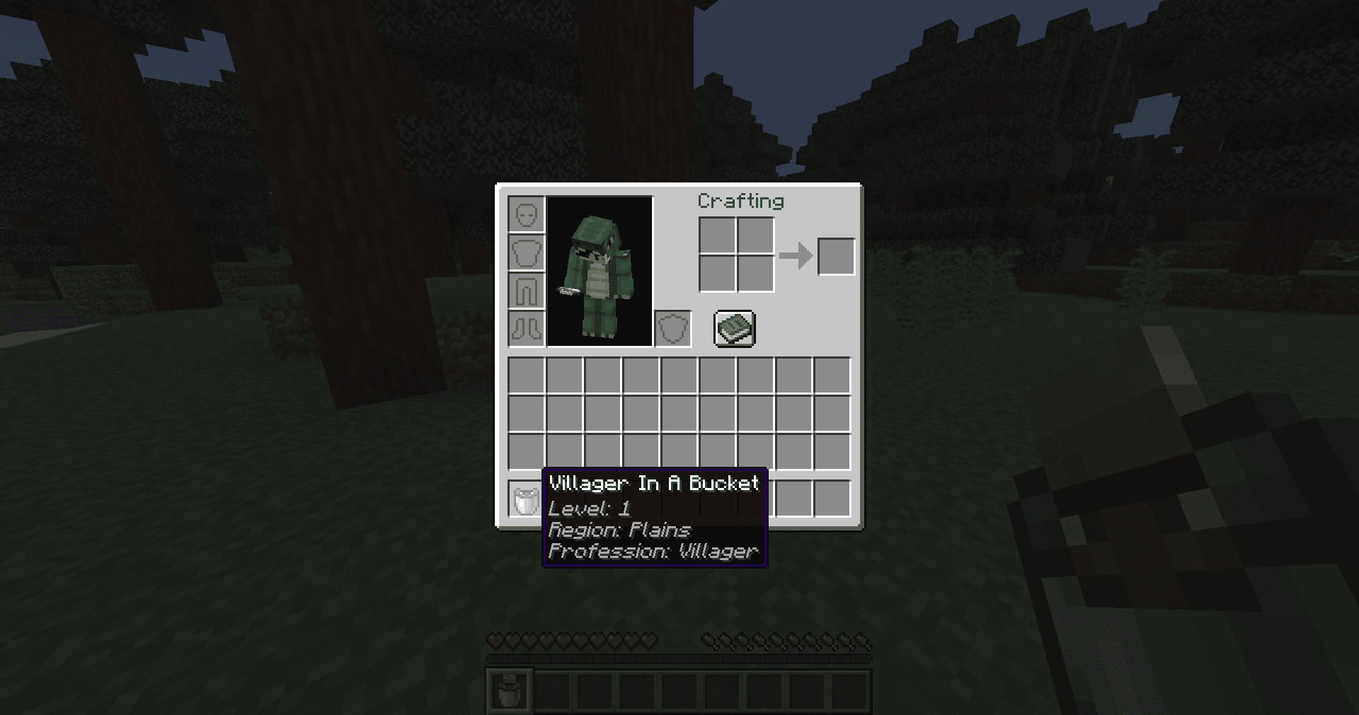 Villager In A Bucket screenshot